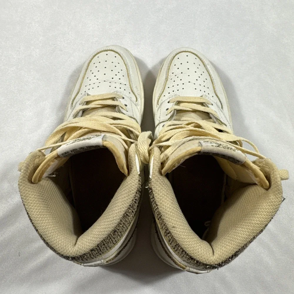 Jordan 1 Retro High OG Craft Vibrations of Naija Men's 8.5 Sail‎ FD8631-100